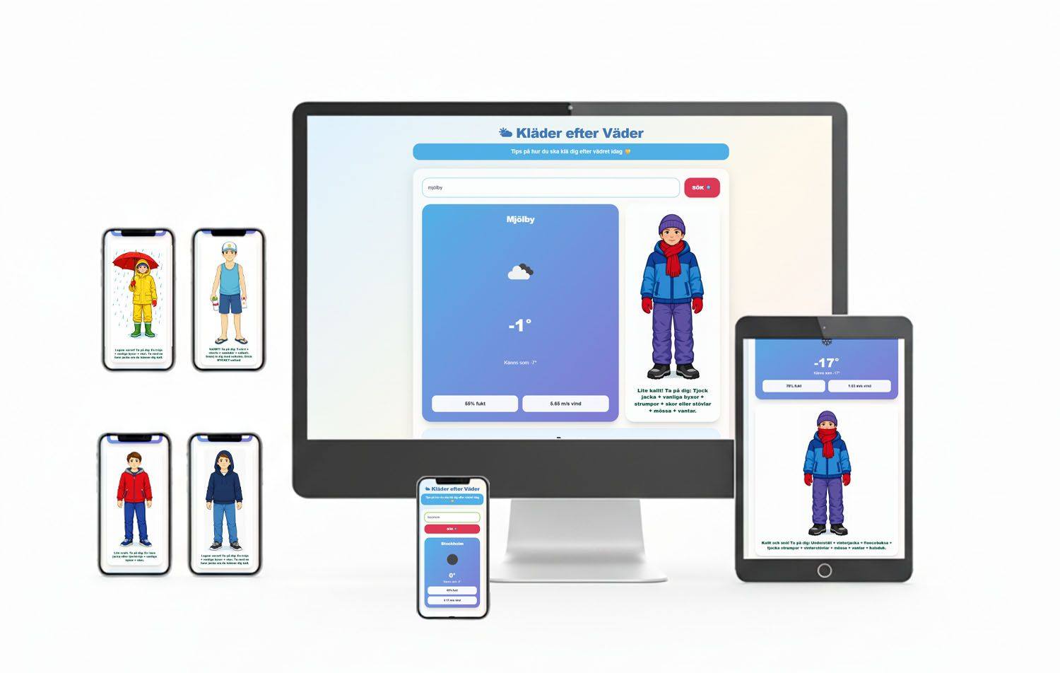 Väder efter kläder